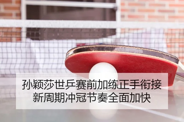孙颖莎世乒赛前加练正手衔接 新周期冲冠节奏全面加快